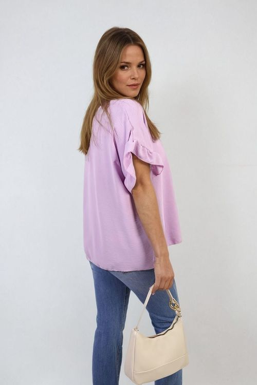 Alexandra Frill Sleeve Top