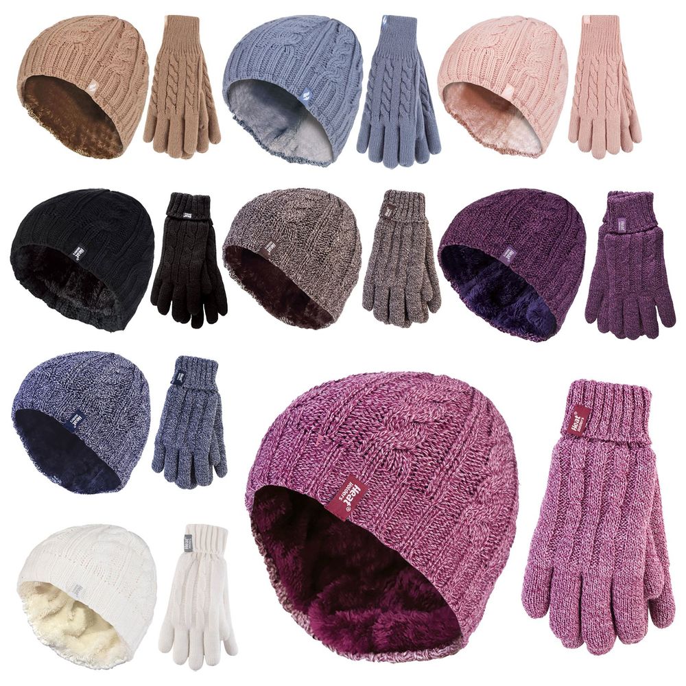 Heat Holders Hat & Gloves Set