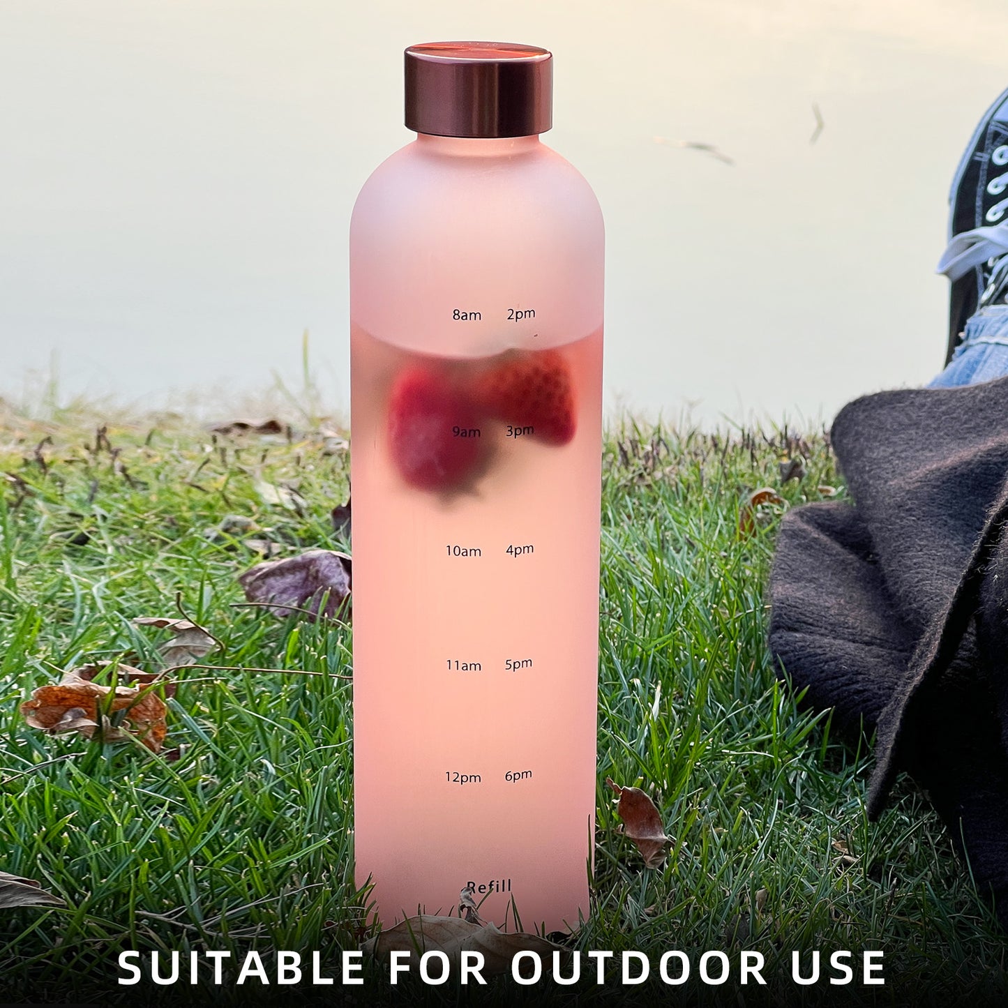 Water Bottle with Hydration Timer