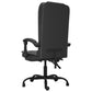 Reclining, Massage Office Chair Black Faux Leather