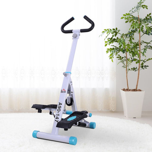 Stepper Fitness Exercise Handle Machine for Cardio, a Foldable Workout