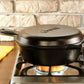 Lodge Cast Iron 3.2 Quart 3 Liter Seasoned Combo Cooker Dutch oven, skillet, lid all in one